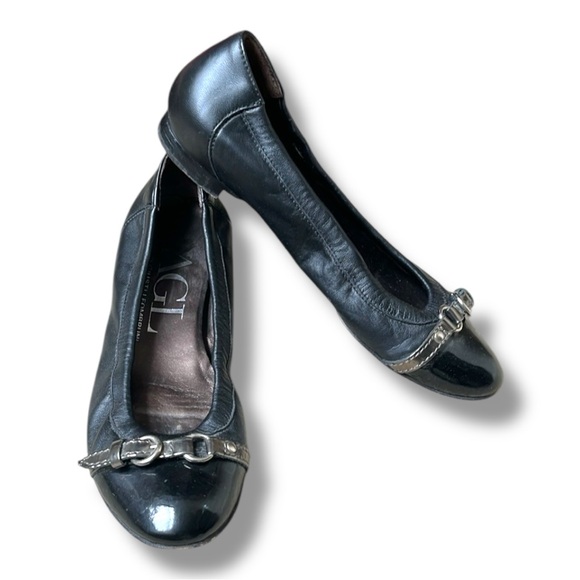 Attilio Giusti Leombruni AGL Women's Monika Patent Leather Ballet Flats EU 37.5 - Picture 1 of 14